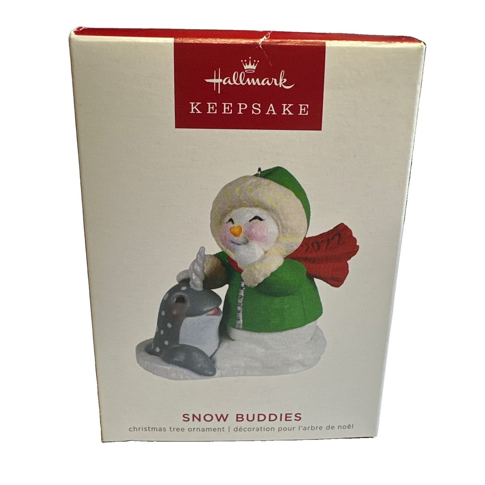 2022 Hallmark "Snow Buddies" 25th in Snow Buddies Series Keepsake Ornament NIB